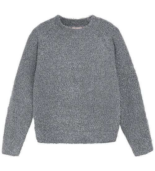 Creamie Bluse - Strik - Glitter - Iron Gate