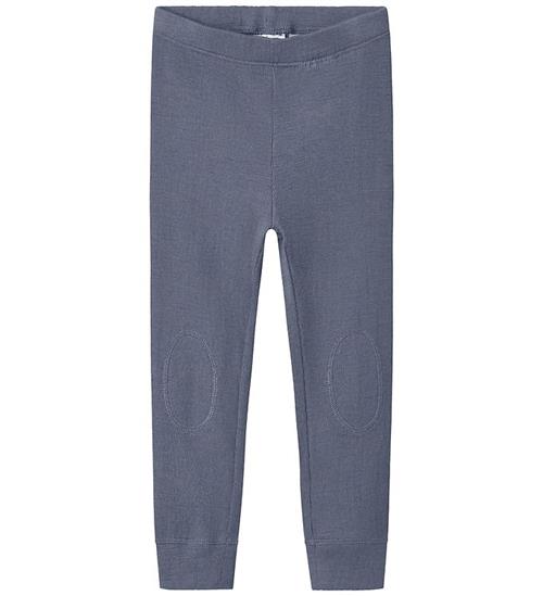 Name It Leggings - Rib - Uld/Silke - NmmWossa - Folkstone Gray