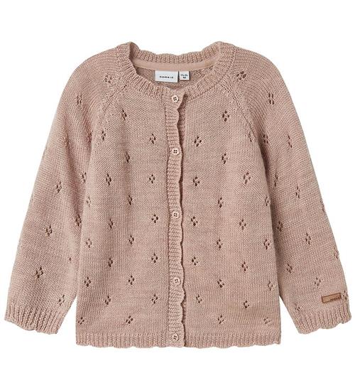 Name It Cardigan - Uld - Strik - NmfWrilla - Shadow Gray