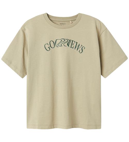 Name It T-shirt - NkmNevin - Island Fossil m. Print