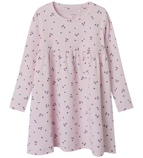 Name It Kjole - Rib - NmfNelia - Cradle Pink
