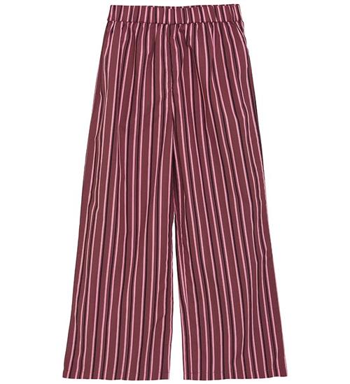 Creamie Bukser - Woven Stripe - Crushed Berry