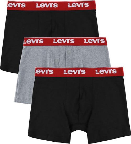 Levis Boxershorts - 3-pak - Black/Grey Combo