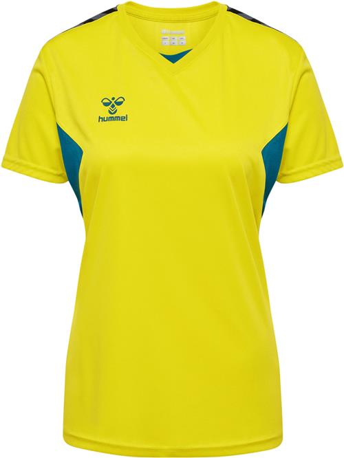 Hummel Funktionsbluse  guld / petroleum / blandingsfarvet