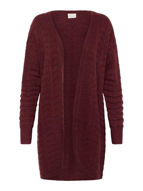 Se Kaffe Cardigan 'KAEmria'  carminrød ved About You