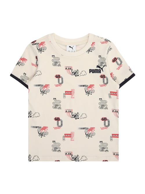 Se PUMA Shirts 'Little Runners'  beige / rød / sort ved About You