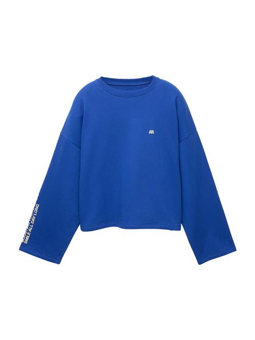 Pull&Bear Sweatshirt  koboltblåt / lysegul