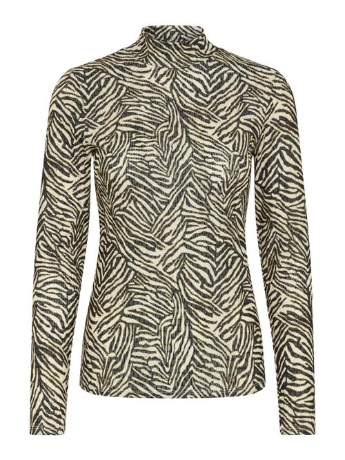 ICHI Shirts 'IHLAVA'  chamois / basalgrå / sort