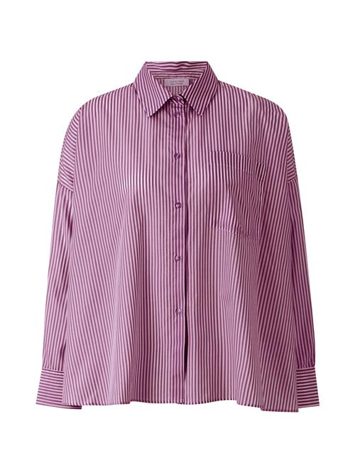 Rich & Royal Bluse  lilla / bordeaux