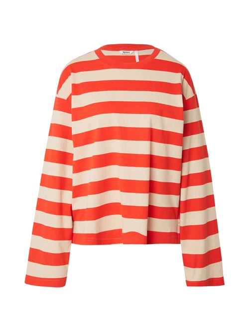 Monki Shirts  orangerød / naturhvid