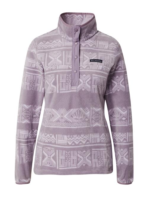 COLUMBIA Sportspullover 'Benton Springs'  lilla / hvid