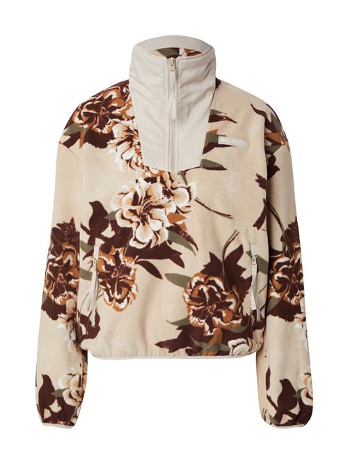 COLUMBIA Sportspullover 'Sequoia Grove'  cognac / cappuccino / mørkebrun / oliven