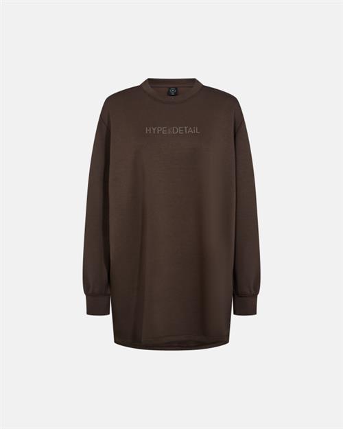 Sweatshirt "Oversize" | Polyester | Brun