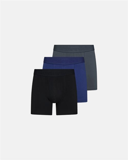 Tights "gunnar" 3-pak | Økologisk bomuld | Sort/grå/blå