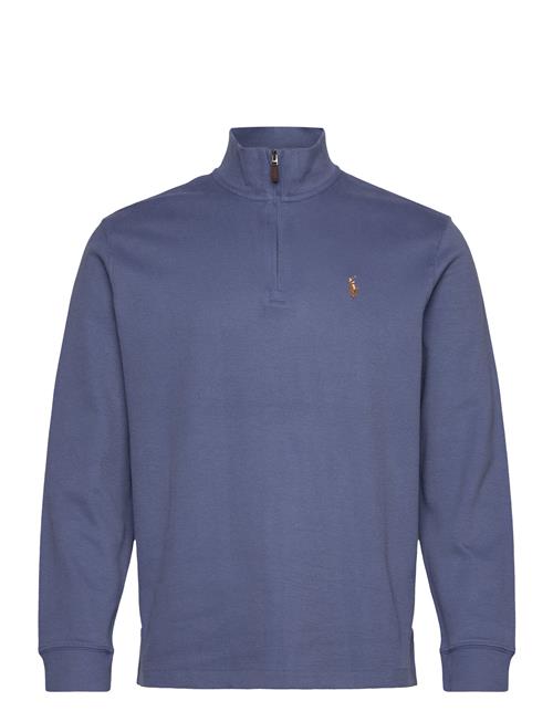 Estate-Rib Quarter-Zip Pullover Polo Ralph Lauren Blue