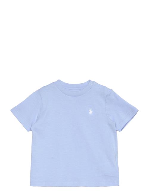 Cotton Jersey Crewneck Tee Ralph Lauren Baby Blue
