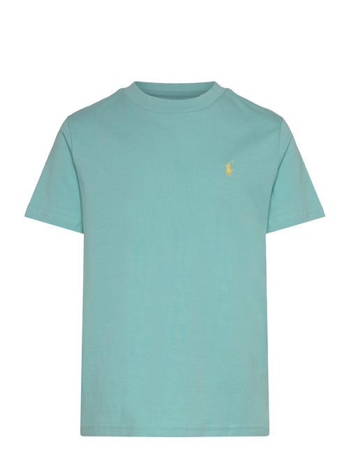 Cotton Jersey Crewneck Tee Ralph Lauren Kids Green
