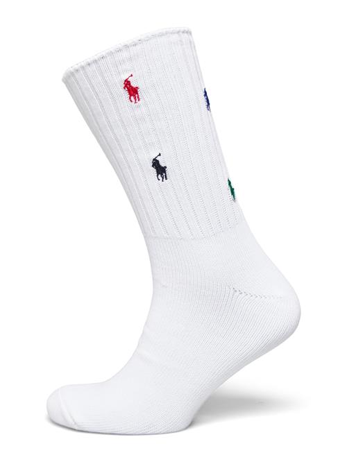 Multicolor Pony Cotton-Blend Crew Socks Polo Ralph Lauren White