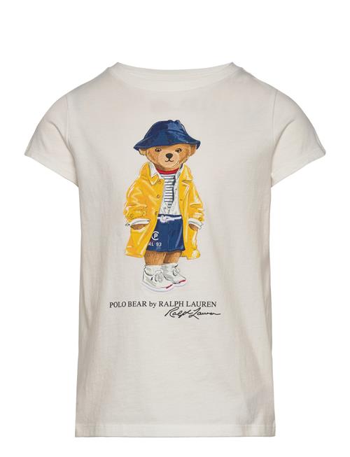 Polo Bear Cotton Jersey Tee Ralph Lauren Kids White