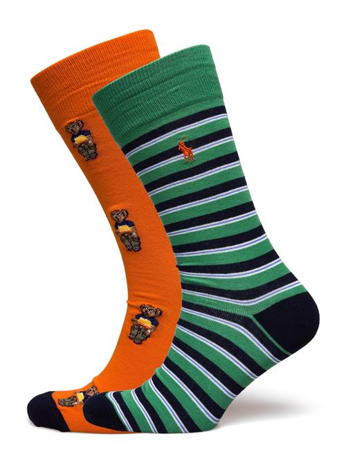 Polo Bear Trouser Sock 2-Pack Polo Ralph Lauren Orange