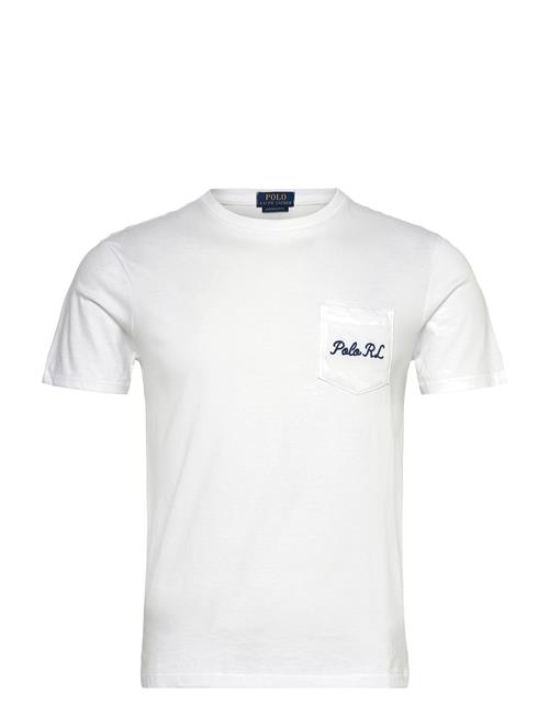 Custom Slim Fit Polo Bear Jersey T-Shirt Polo Ralph Lauren White
