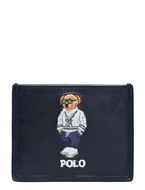 Polo Bear Leather Card Case Polo Ralph Lauren Navy