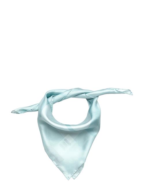 Logo-Print Silk Square Scarf Lauren Ralph Lauren Blue