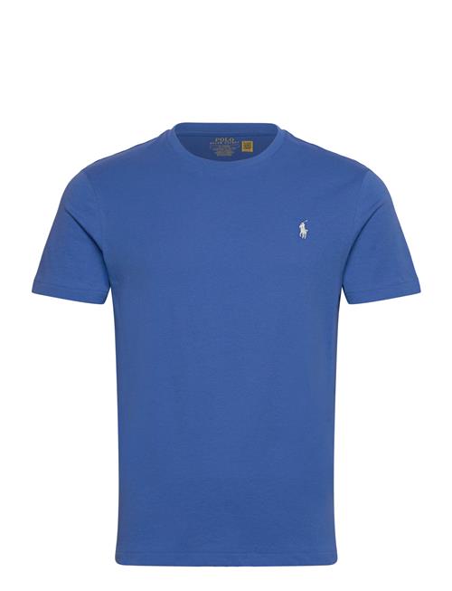 Custom Slim Fit Jersey Crewneck T-Shirt Polo Ralph Lauren Blue