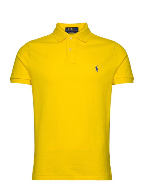 The Iconic Mesh Polo Shirt Polo Ralph Lauren Yellow