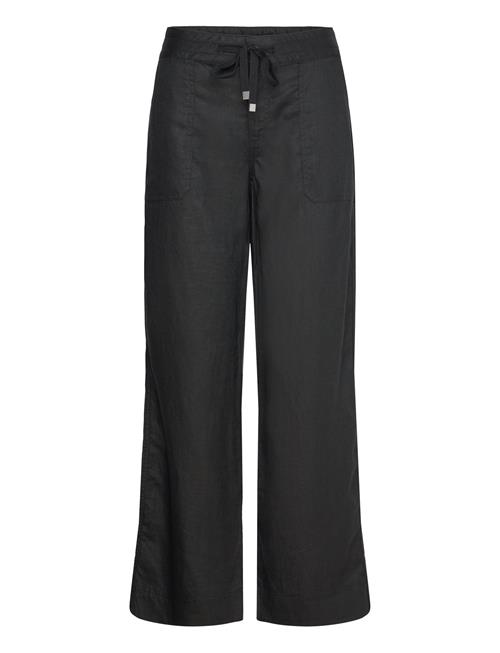 Linen Wide-Leg Pant Lauren Ralph Lauren Black