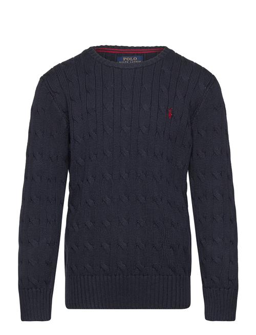 Se Combed Cotton-Ls Cable Cn-Tp-Swt Ralph Lauren Kids Navy ved Booztlet