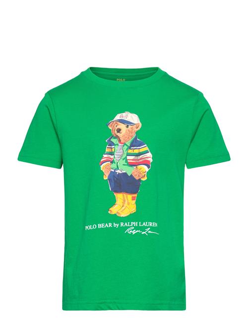 Polo Bear Cotton Jersey Tee Ralph Lauren Kids Green