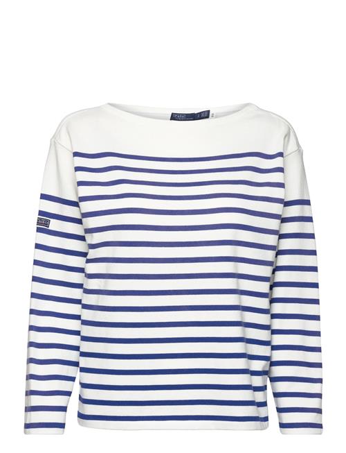 Striped Boatneck Mariner Tee Polo Ralph Lauren Blue