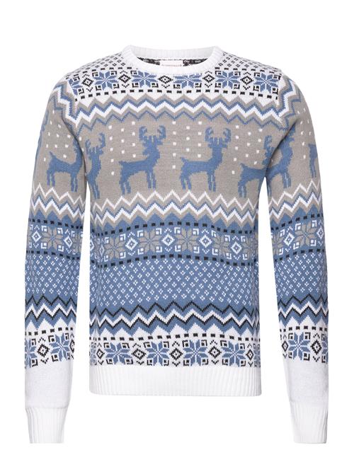 The Traditi L Christmas Sweater Blue Christmas Sweats Blue