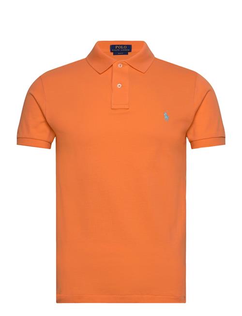 Slim Fit Mesh Polo Shirt Polo Ralph Lauren Orange