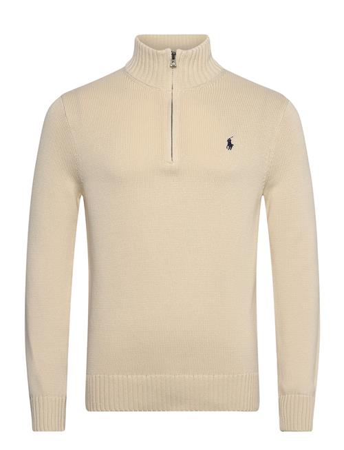 Cotton Quarter-Zip Sweater Polo Ralph Lauren Cream