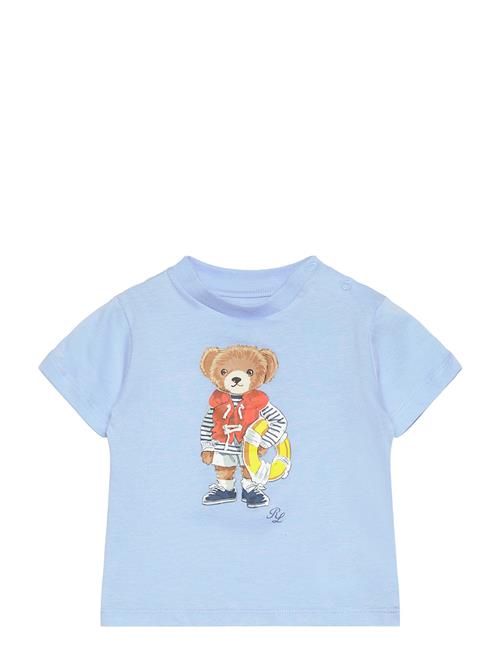 Polo Bear Cotton Jersey Tee Ralph Lauren Baby Blue