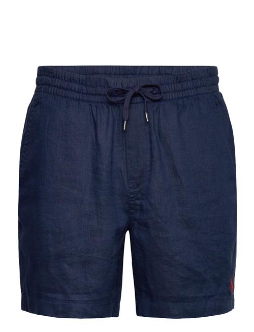 6-Inch Polo Prepster Linen Short Polo Ralph Lauren Navy