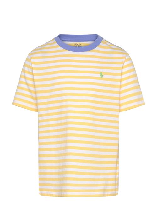 Striped Cotton Jersey Tee Ralph Lauren Kids Yellow