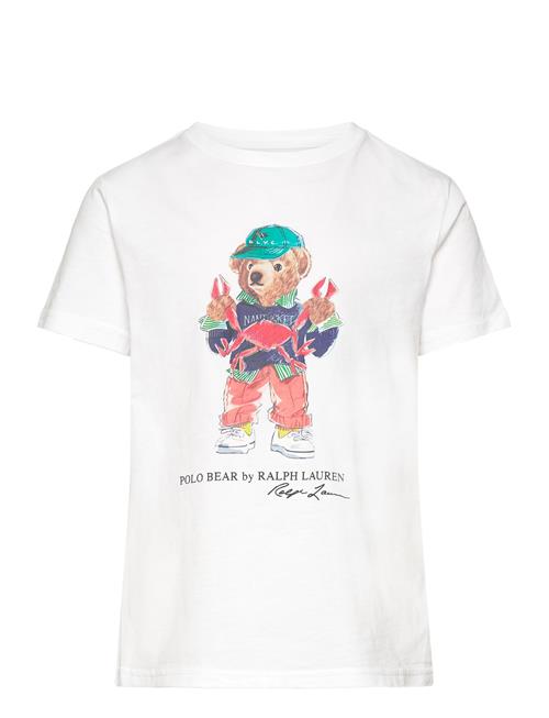 Polo Bear Cotton Jersey Tee Ralph Lauren Kids White