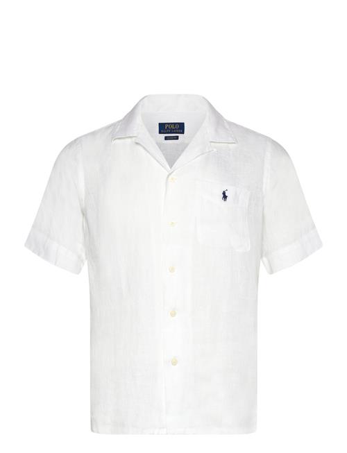 Classic Fit Linen Camp Shirt Polo Ralph Lauren White