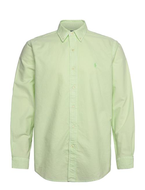 Custom Fit Mineral-Dyed Oxford Shirt Polo Ralph Lauren Green
