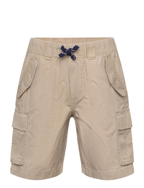 Cotton Ripstop Cargo Short Ralph Lauren Kids Beige