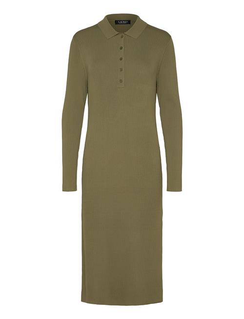 Rib-Knit Polo Dress Lauren Ralph Lauren Green