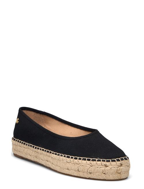 Luize Canvas Ballet Espadrille Lauren Ralph Lauren Black