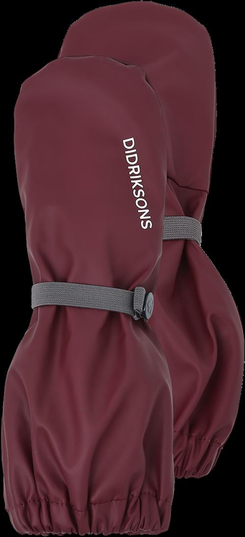 Didriksons Pile-handske Anemon Red  Anemon Red-4 Y  Rød  4 år  Unisex