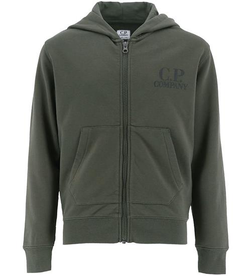C.P. Company Cardigan - Grape Leaf Green m. Solbriller