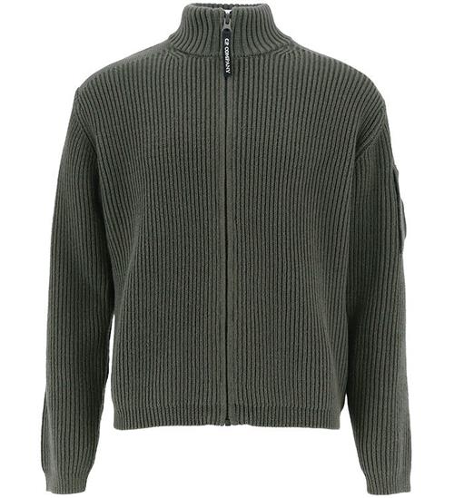 C.P. Company Cardigan - Strik - Grape Leaf Green