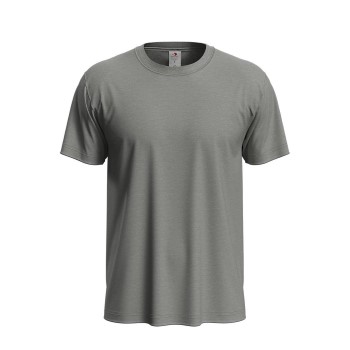 Stedman Classic T Organic Unisex Crew Neck Grå økologisk bomuld 3XL Herre