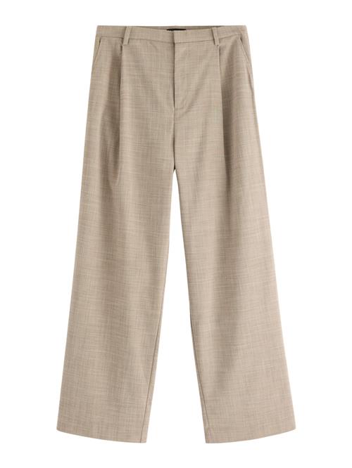 Lindex Bukser med fals 'Charlotte'  beige-meleret